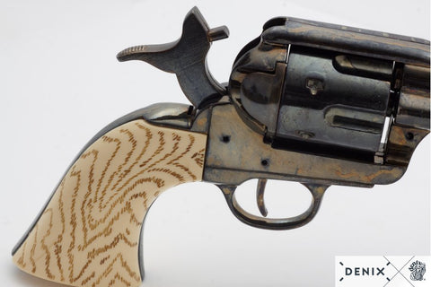 Colt 45 - Peacemaker Replica Blued Finish with imitation ivory grips